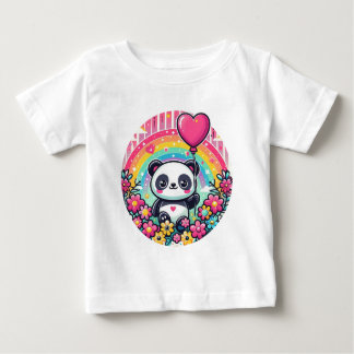 A panda with a heart baby T-Shirt