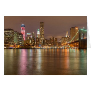 A panorama of the New York City skyline