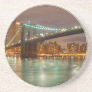 A panorama of the New York City skyline Coaster