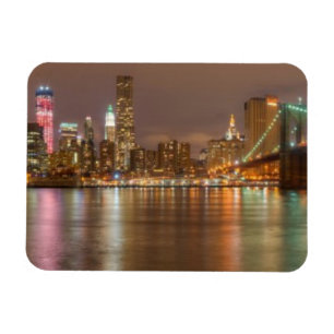 A panorama of the New York City skyline Magnet