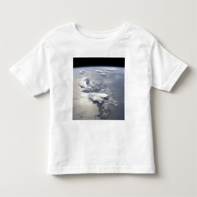 A panoramic view of the island of Hispaniola Toddler T-Shirt (Front)