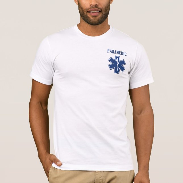 A Paramedic Star Of Life T-Shirt (Front)
