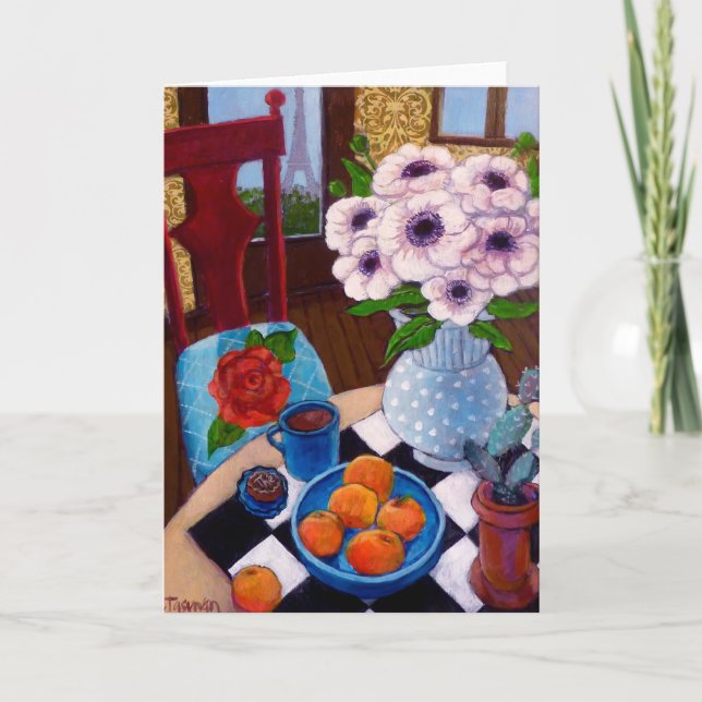 A Paris Painting Card (Front)