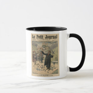 A Parisian type, the bird charmer of the Mug
