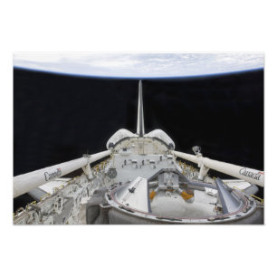 A partial view of Space Shuttle Photo Print