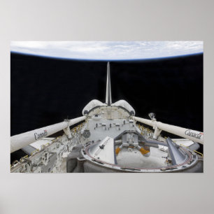 A partial view of Space Shuttle Poster