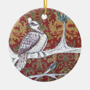 A Partridge in a Pear Tree 3.0 Ceramic Ornament