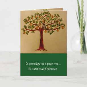A Partridge in a Pear Tree Christmas Card