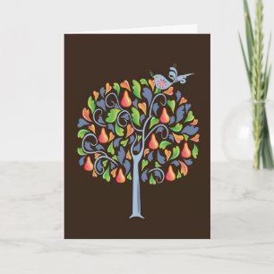 A Partridge in a Pear Tree Christmas Card