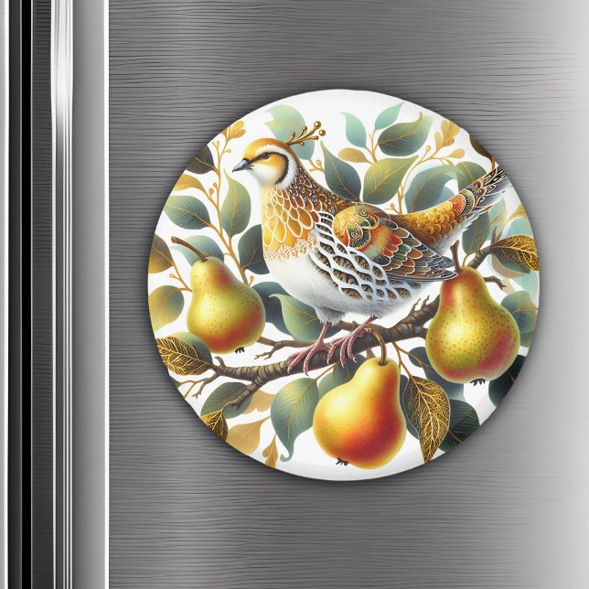 A Partridge in a Pear Tree Christmas Magnet (Creator Uploaded)