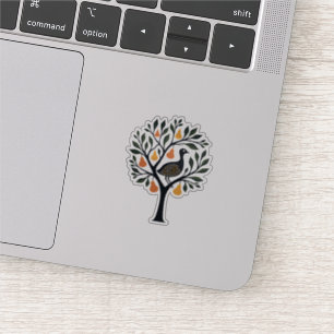 A Partridge In A Pear Tree Cut-Out Stencil Retro 5