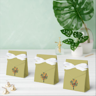 A Partridge In A Pear Tree Cut-Out Stencil Retro 6 Favour Box