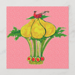 A Partridge in a Pear Tree Invitation