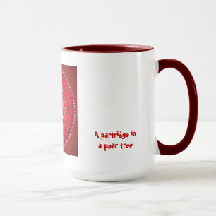 A partridge in a pear tree mug