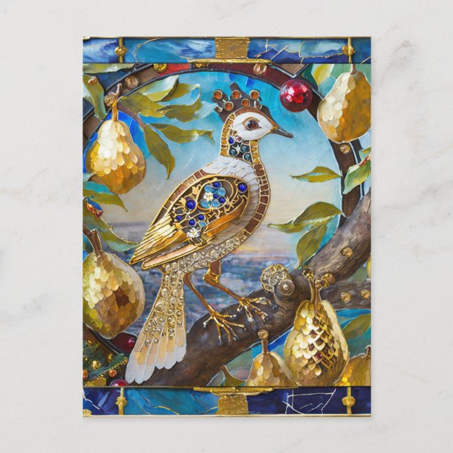A Partridge in a Pear Tree Postcard (Front)