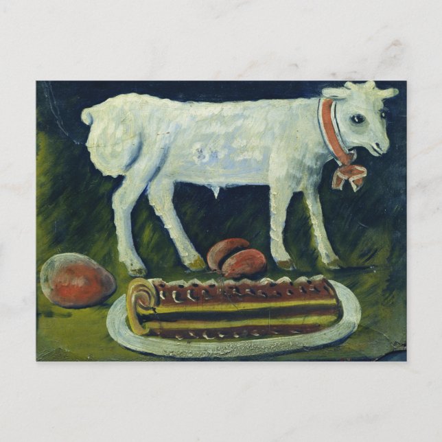 A paschal lamb, 1914 postcard (Front)