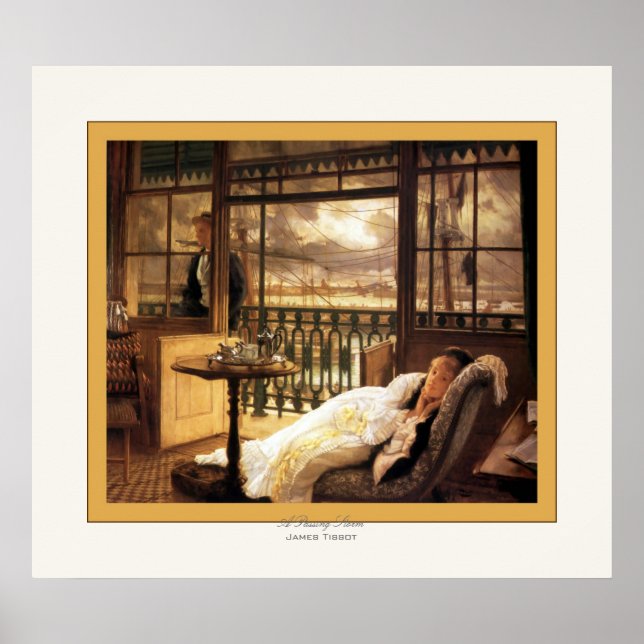 A Passing Storm ~ James Tissot ~ Fine Art Poster (Front)
