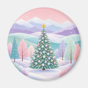 A Pastel Winter Dream Magnet