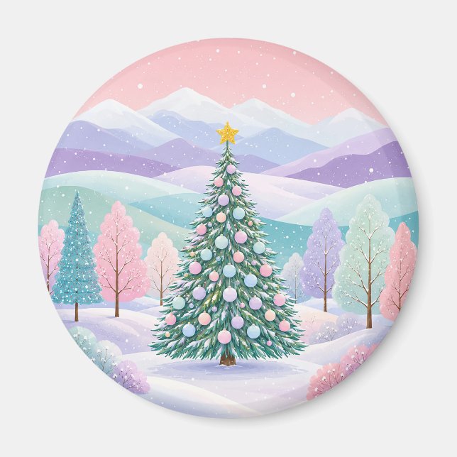 A Pastel Winter Dream Magnet (Front)