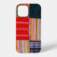 a Patchwork quilt in multicolor asian style