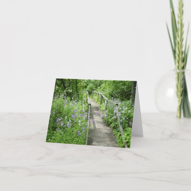 A Path Less Taken Birthday Note Card (Front)