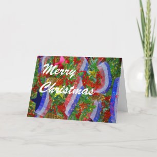 A Patriotic Christmas Holiday Card