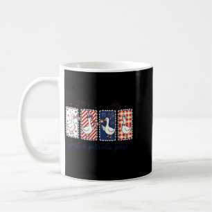 A Patriotic Goose Shirts Cute 4th Of July Goose Coffee Mug