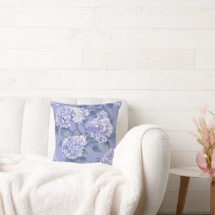 A pattern full of hydrangeas cushion