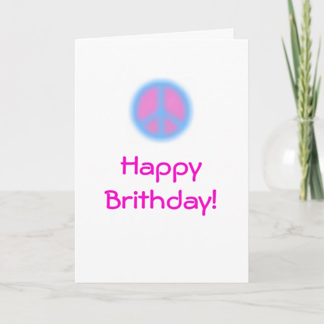 A Peaceful Birthday Card (Front)