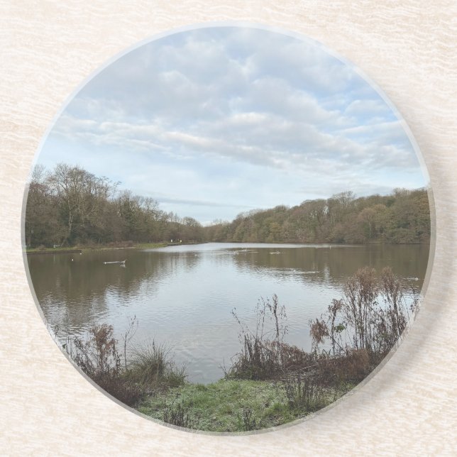 A peacful lake.. coaster (Front)