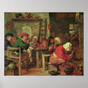 A Peasant Meal Poster