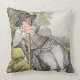 A Peasant of the Tesino Valley in Tyrol, from a co Cushion