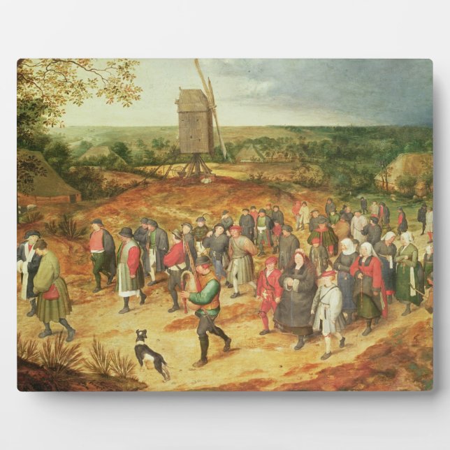 A Peasant Wedding Plaque (Front)