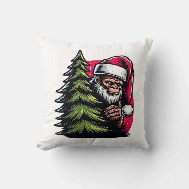 A Peek-A-Boo Christmas Cushion (Front)