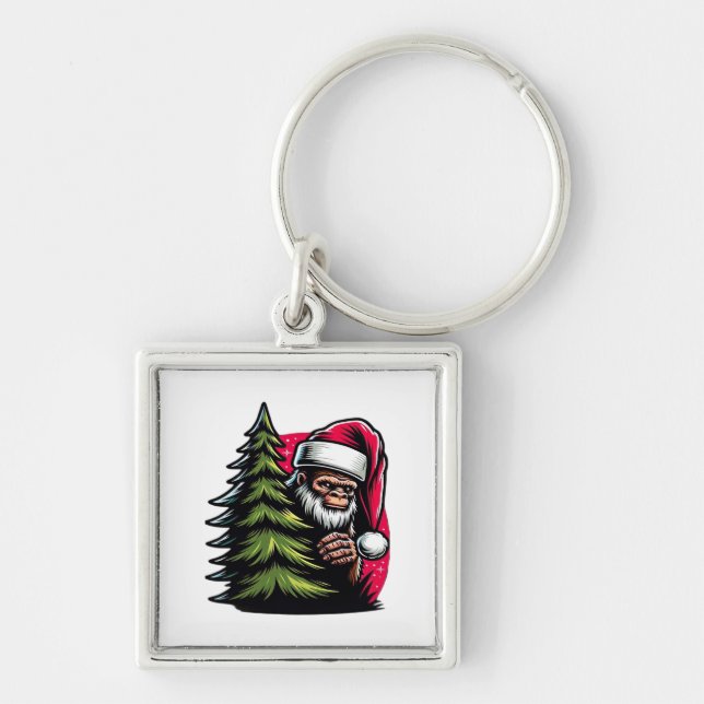 A Peek-A-Boo Christmas Key Ring (Front)
