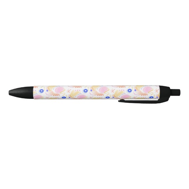 A pen with a colourful geometric pattern  (Bottom)