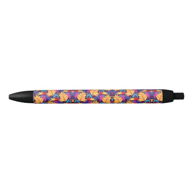 A pen with a colourful pattern  (Front)