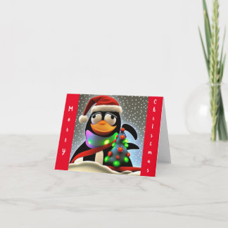 A Penguin Christmas Card