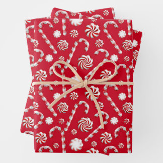 A Peppermint Spice Series Design 1   Wrapping Paper Sheet