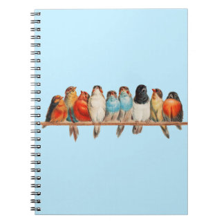 A Perch of Birds, by Hector Giacomelli Notebook