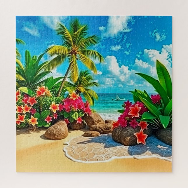  A perfect beach setting Jigsaw Puzzle (Vertical)