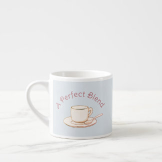 A Perfect Blend Elegant Cream Coffee Cup