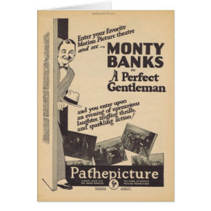 A Perfect Gentleman Monty Banks movie ad