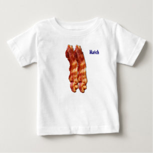 A Perfect Match - Bacon Baby T-Shirt