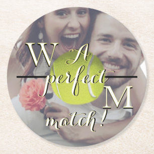 A Perfect Match Paper Coaster