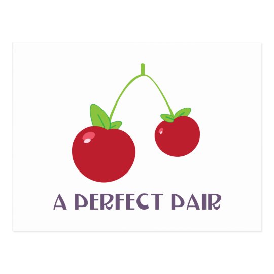 A Perfect Pair Postcard