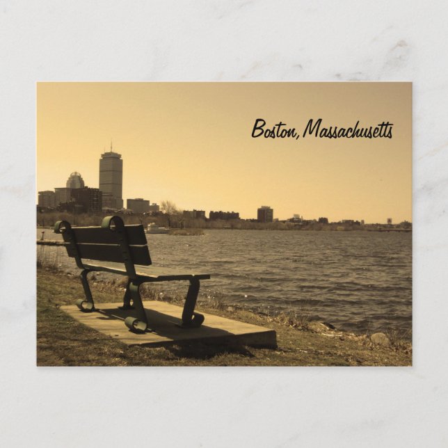 A Perfect Place to View the Charles Postcard (Front)