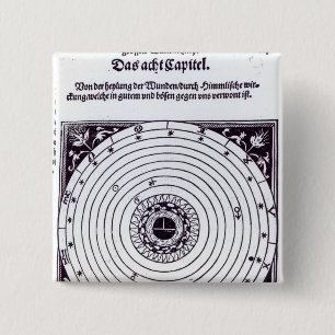 A Personal Astrological Chart 15 Cm Square Badge