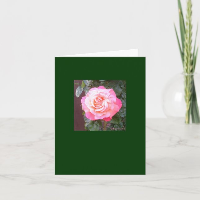 A Personal Rose Card (Front)