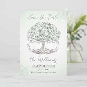 A personalised Family Tree Reunion Invitation